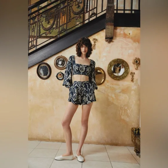 AGUA by AGUA BENDITA Pera Gema Crop Top NEW - Picture 3 of 7